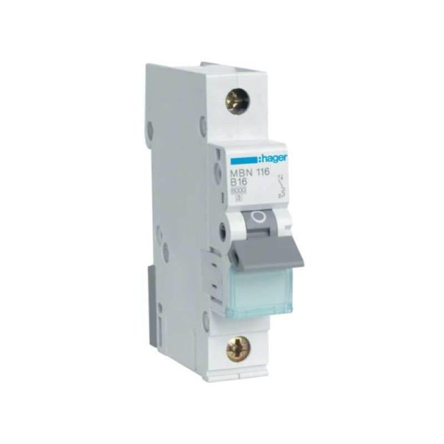 Miniature Circuit Breaker 6kA 1-Pole 20Α MBN120A