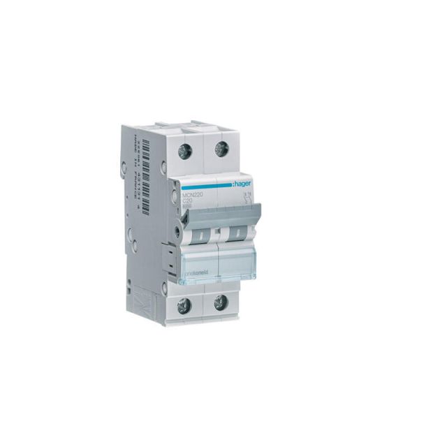 Circuit Breaker 6ka 2P 20Α MCN220A