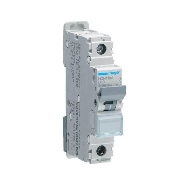 Miniature Circuit Breaker 10kA D 1x10Α NDN110A