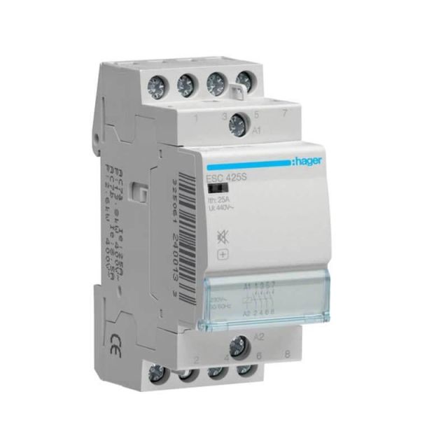 Contactor 4NO 25Α 230V Silent ESC425S