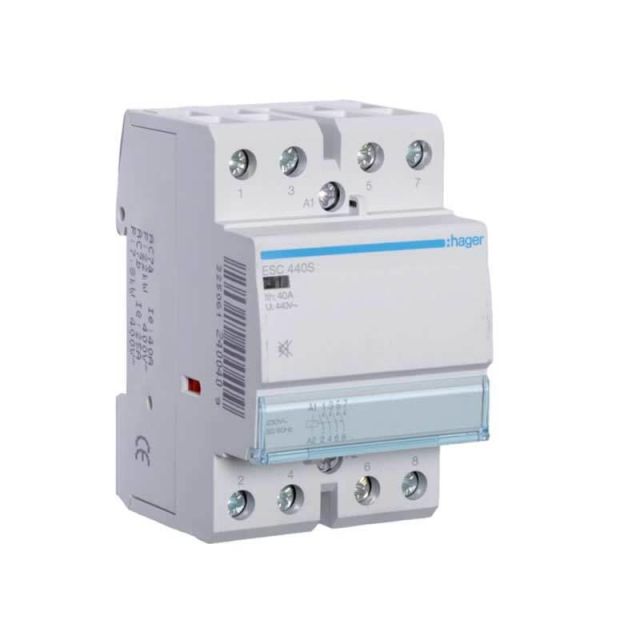Ηλεκτρονόμος 4 Ανοιχτές Επαφές 40Α 230V Αθόυβο ESC440S