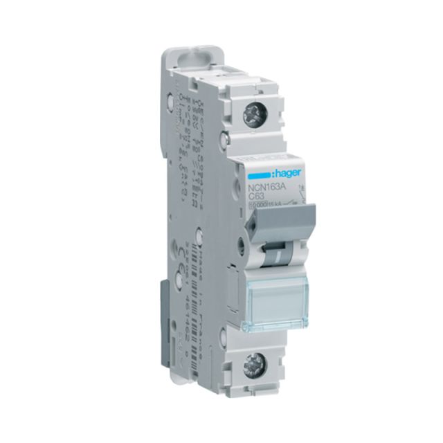 Circuit Breaker 10kA C 1X63A NCN163A