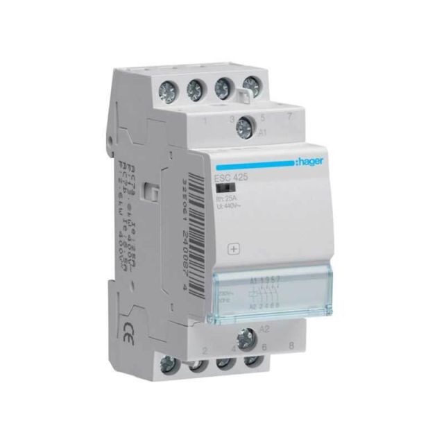 Ηλεκτρονόμος 25A 4NO 230V ESC425