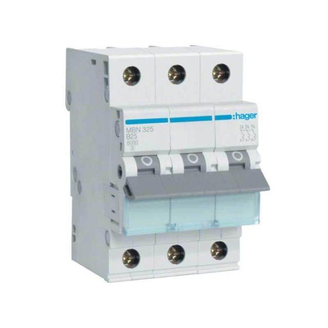Miniature Circuit Breaker 6kA 3-Poles 6Α MBN306A