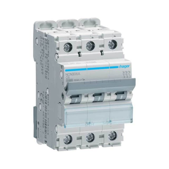 Miniature Circuit Breaker 10kA C 3x6A