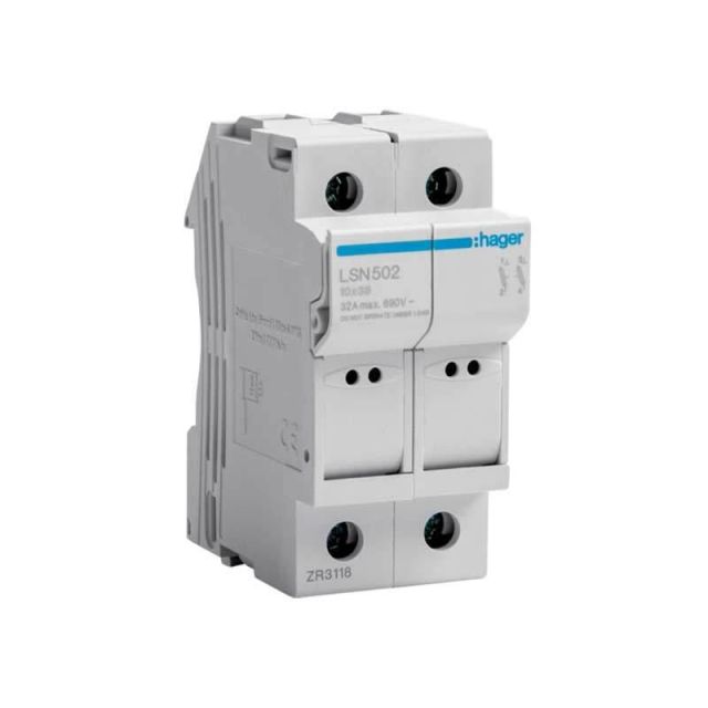 Fuse Holder 2P 32A 10.3x38 LSN502