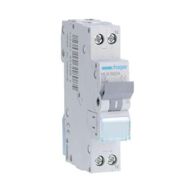 Miniature Circuit Breaker C kA P+N 20Α MLN520A