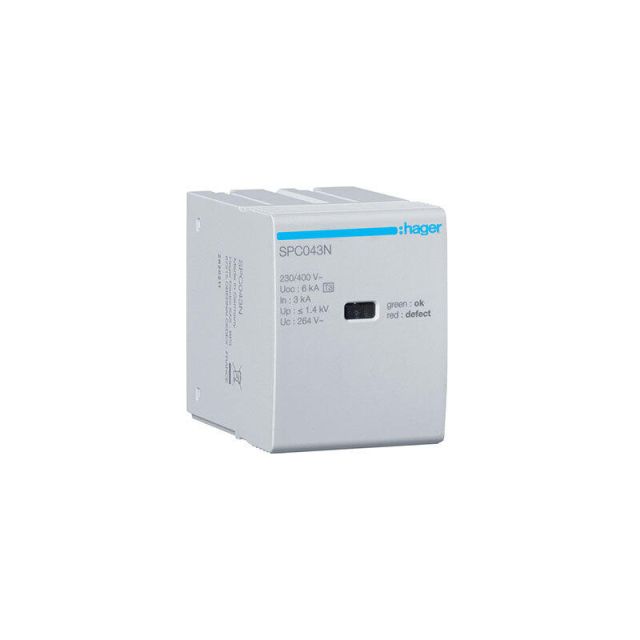 Fuse Neutral T3 3kA with Indication Life Ending SPN043N