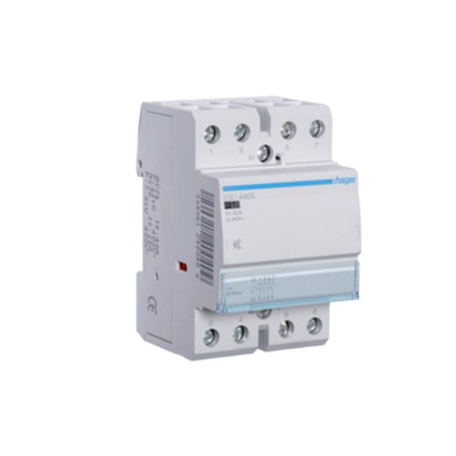 Ηλεκτρονόμος Αθόρυβος 24V 40A 4NO ESD440S