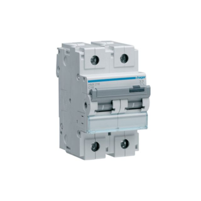 Miniature Circuit Breaker C 50kA 2X16Α HMX216