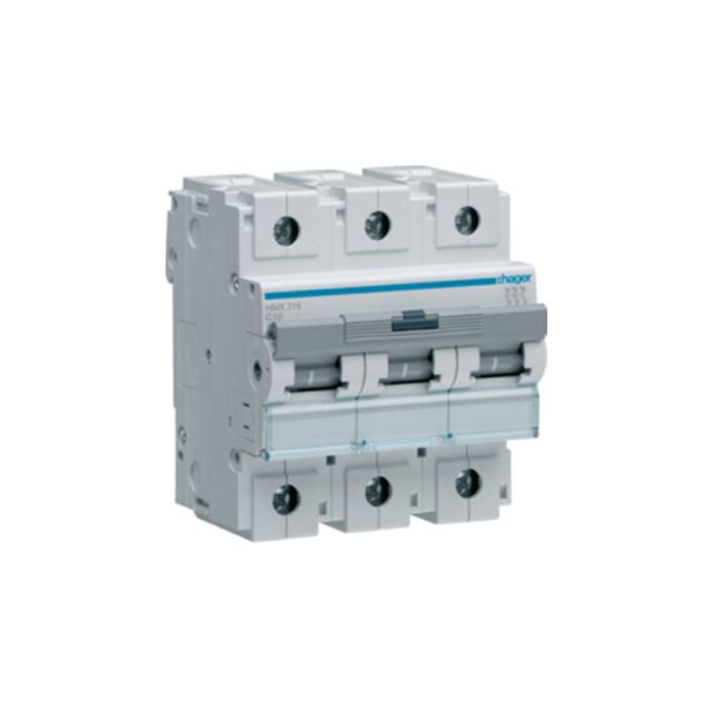 Miniature Circuit Breaker C 50kA 3X16Α HMX316