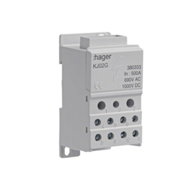 Μπλοκ Διανομής Ράγας 1P 500A KJ02G