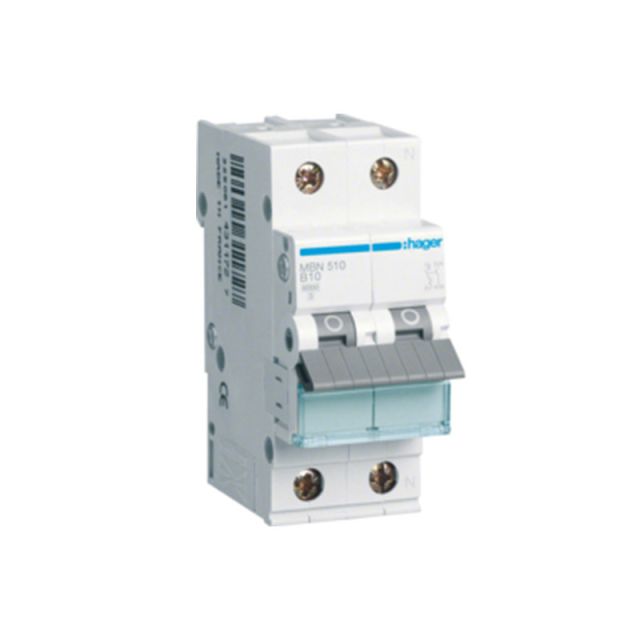Miniature Circuit Breaker B 6kA 1P+N 10Α 2M MBN510