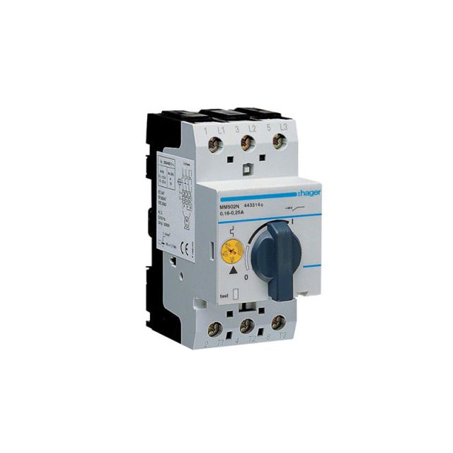 Thermal-Magnetic Switch Motor 0,16-0,25Α MM502N