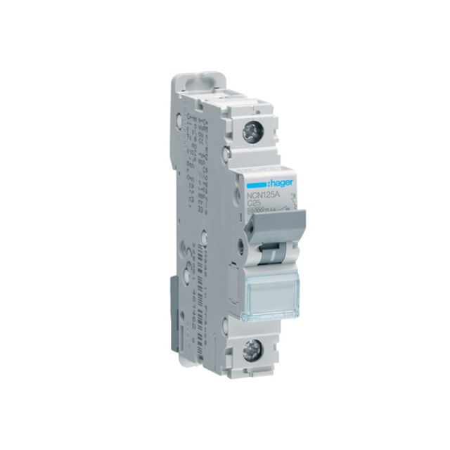 Miniature Circuit Breaker C 10kA 1X25A NCN125A