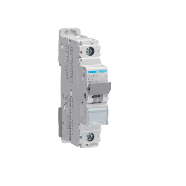 Miniature Circuit Breaker C 25kA 1X10A NRN110
