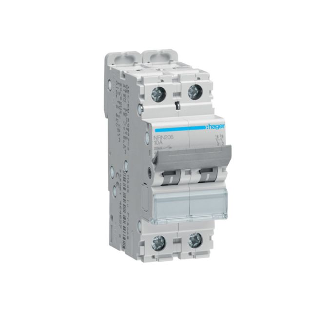 Miniature Circuit Breaker C 25kA 2X6A NRN206