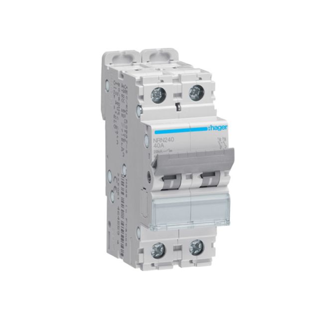 Miniature Circuit Breaker C 20kA 2X40A NRN240