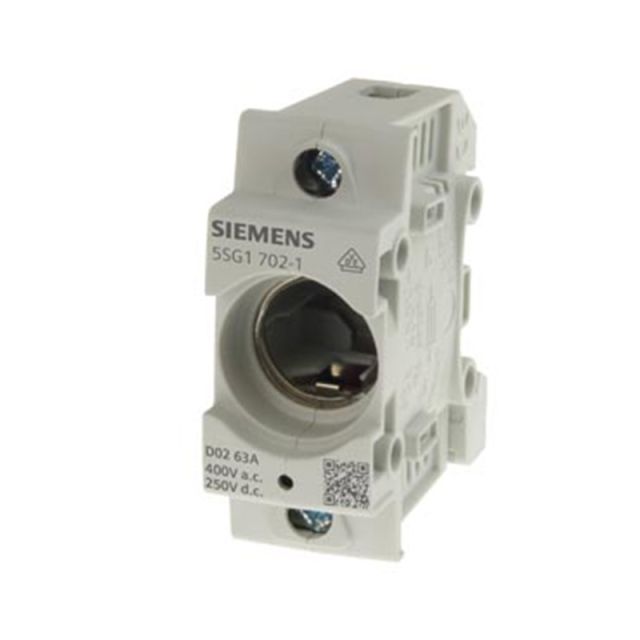 Βάση Neozed D02 1P 63A Un AC:400V-Un DC:250V με Led 5SG1702-1