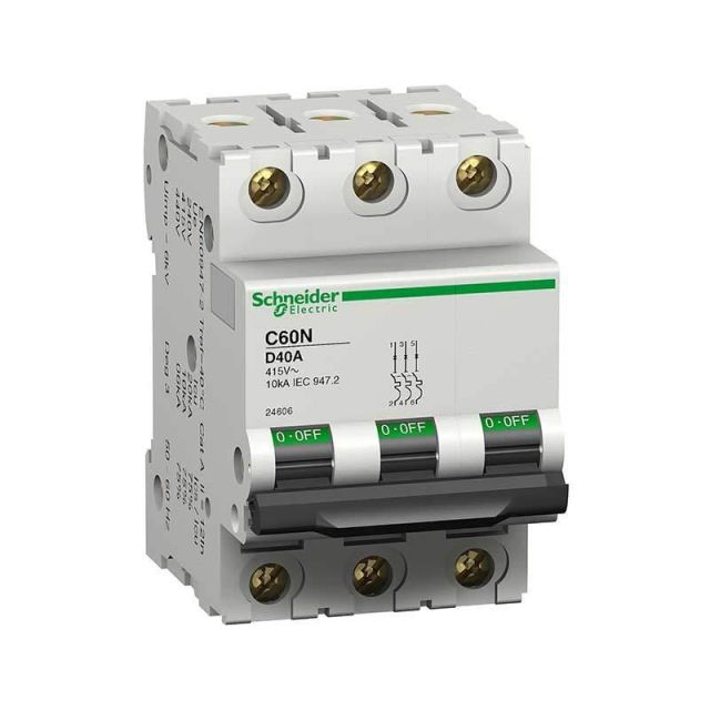 Miniature Circuit Breaker C60N 3P10A 24601