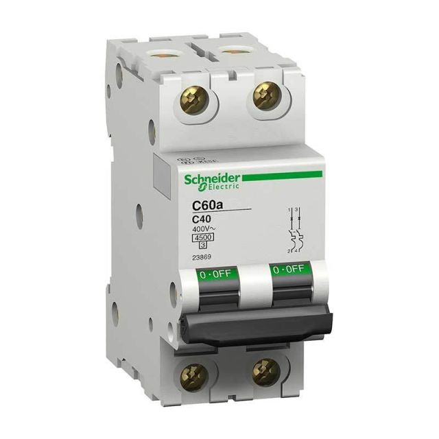 Miniature Circuit Breaker C60N 2-Poles 16A 23865