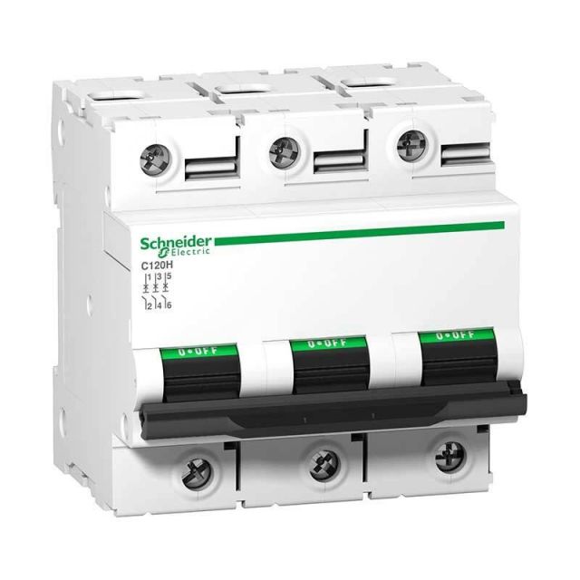 Miniature Circuit Breaker C120H 63A 3-Poles C A9N18467