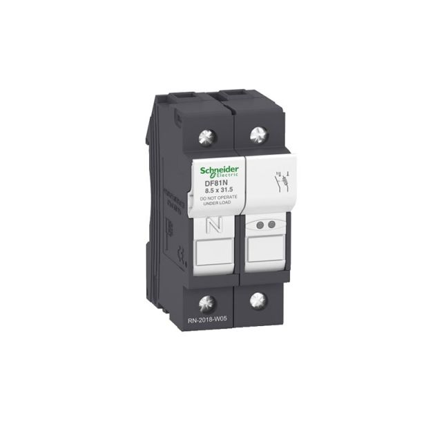 Fuse Carrier TeSys DF/LS1/GK1 1P N 25A 8,5x31,5mm DF81N