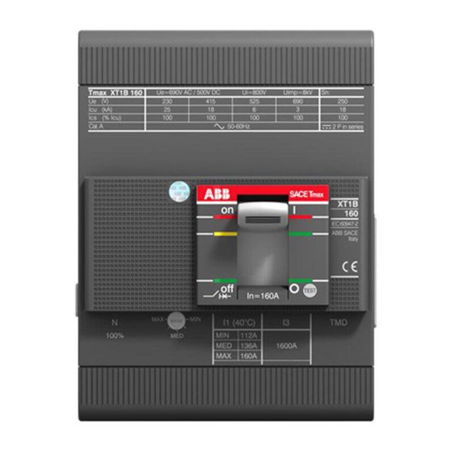 Αυτόματος Διακόπτης Ισχύος 4P Tmd N=100% FF X1C160R100