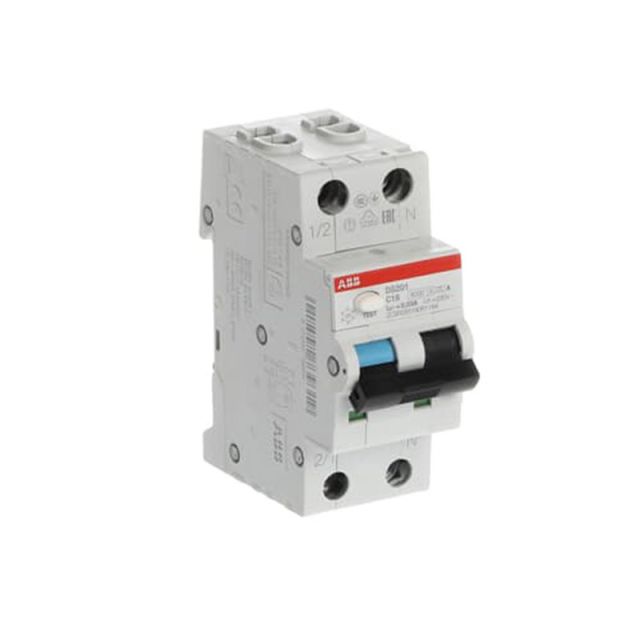 Residual Current Circuit Breakers with Overcurrent Protection A 30mA DS201-C16 A30 704107