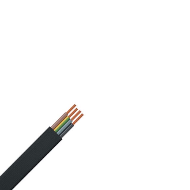 Cable Pvc-Flat 4X10 Blue Flame/Retard. (H07Vvh6-F)