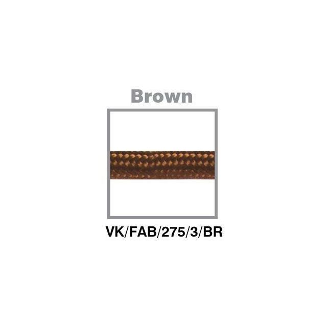 Fabric Cable Brown VK/FAB/275/3/BR