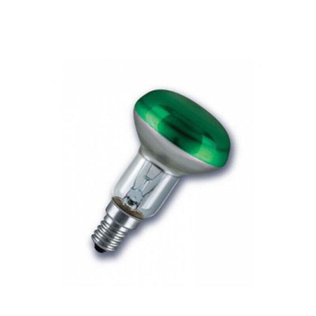 Mirror Bulb Green R50 Ε14 40W 230V 4050300001272