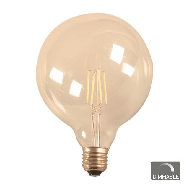 Λάμπα Filament LED G125 Ε27 7W 2200Κ Dim 6-5508
