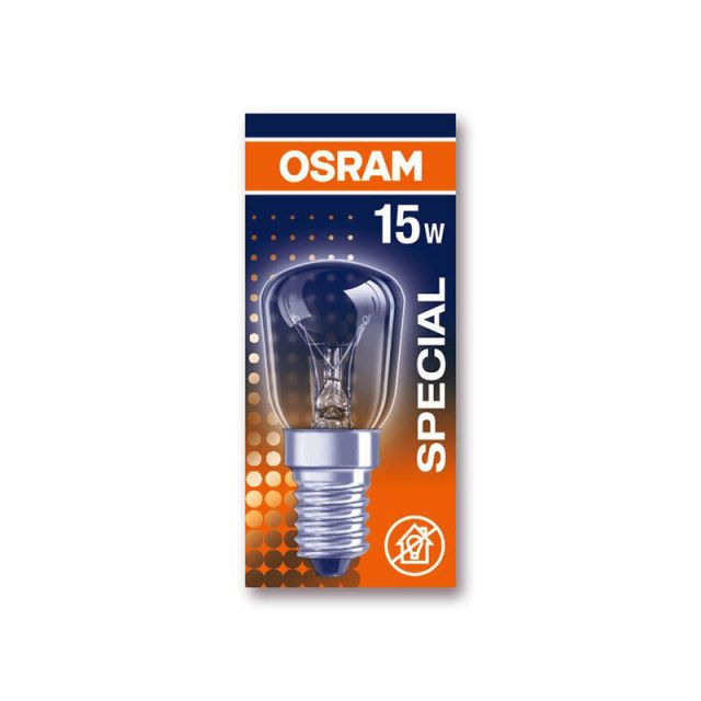 Transparent Fridge Bulb SPC.T26-57 15W E14 2700K 85lm 10X1 4050300310282