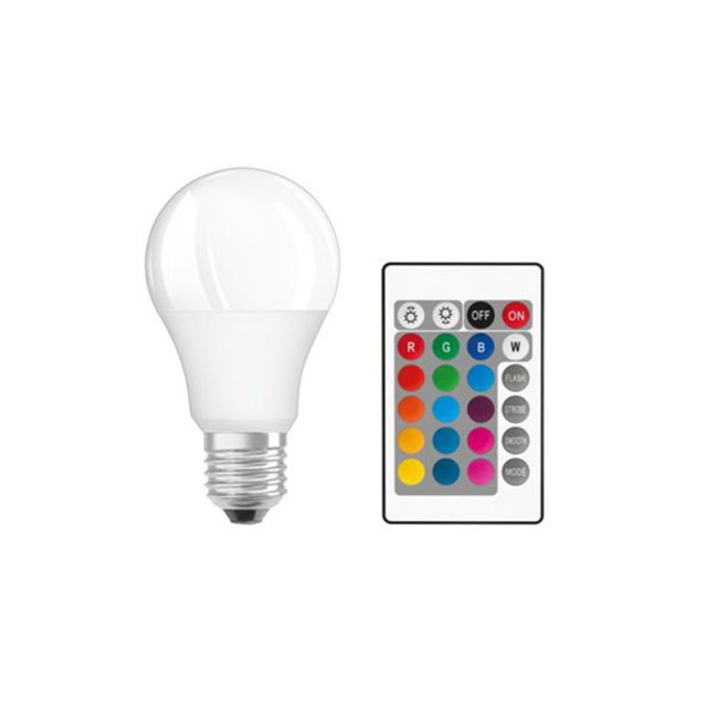 Bulb LED E27 7.5W 3000K RGB με Τηλεχειριστήριο Dim 6-5377