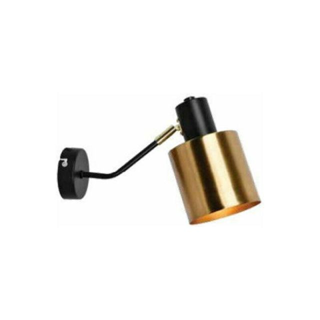 Wall Light  E27 Black/Gold 43018