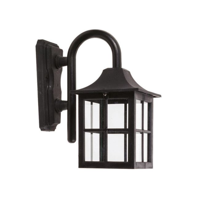 Outdoor Wall Light E27 Black 133052