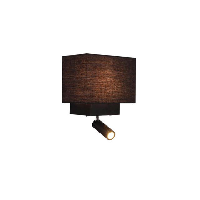 Wall Light E27 LED 3W 3000K with USB Black H59