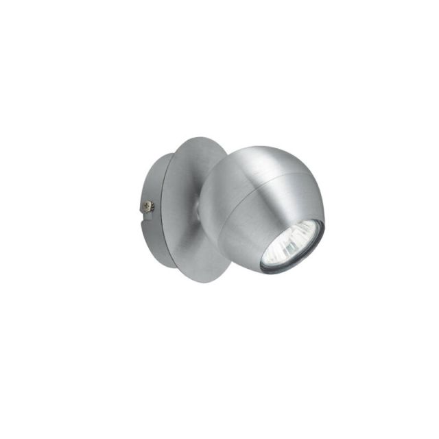 Wall Mounted Spot GU10 Silver Norman 40388