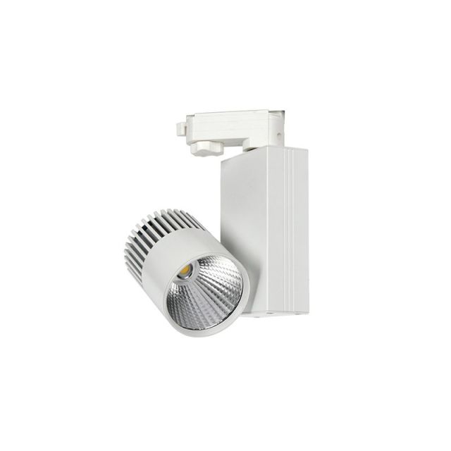 Σποτ Ράγας LED Cob 15W 2700K 24D Λευκό VK/04020/W/W/24