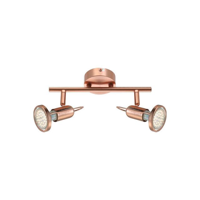 Ceiling 2/lights Spot GU10 Bronze 54383-2
