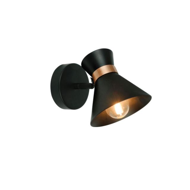 Wall Mounted Spot E14 Black Kelly 4148200