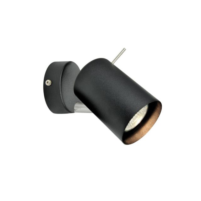 Wall Mounted Spot GU10 Black Ruby 41488