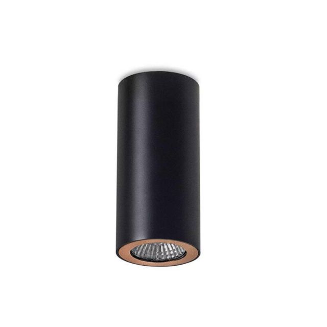 Ceiling Spot Black Pipe 15-0073-05-23