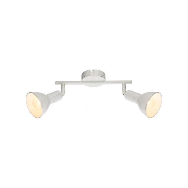 Ceiling 2/lights Spot E14 White Calde 54648-2