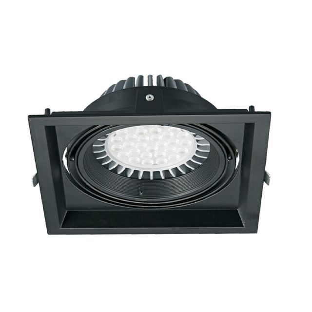 Recessed Adjustable Spot GU10 Black VK/03116/B