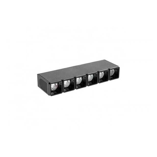 Magnetic Rail Spot LED 12W 3000K Black VK/04204TR/W/6/B