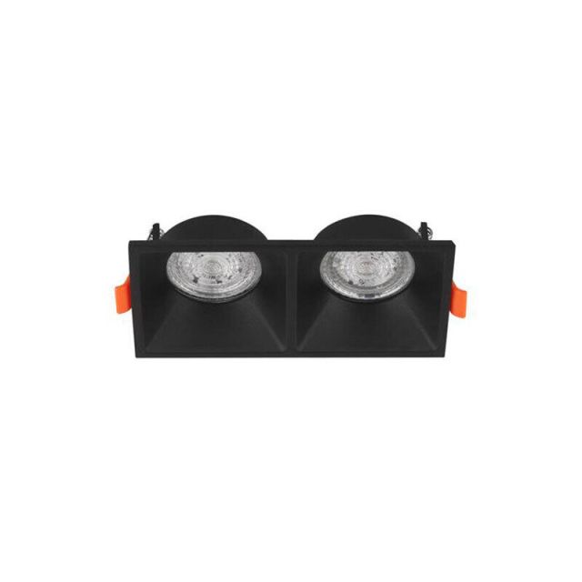Recessed 2/lights Spot GU10 Black Staf 9012202