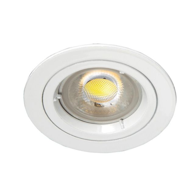 Recessed ceiling fixed indoor spot GU10 WHITE VK/03010G/W  -  64173-050121