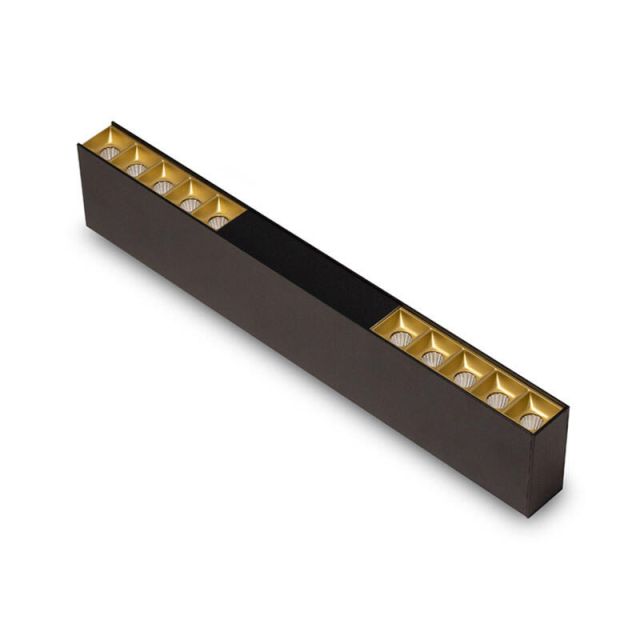 Recessed Ceiling Light LED 2W 0.13m 3000K Black-Gold Dali Zeta34 Z34C01301830KDBB